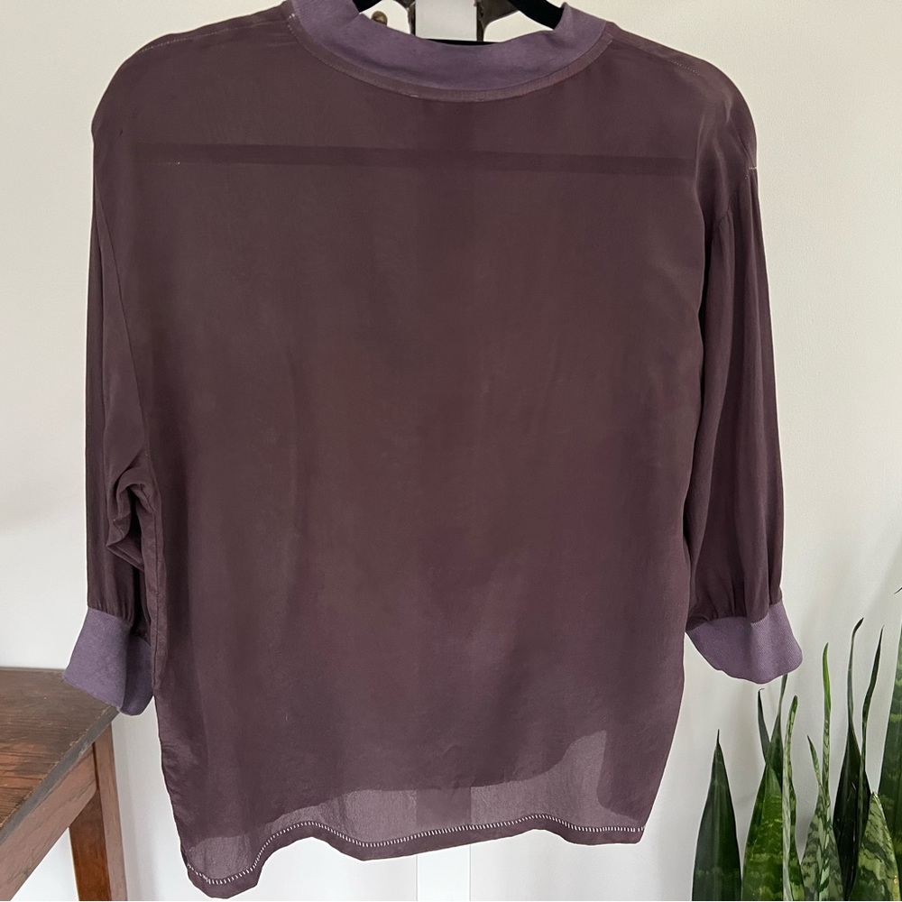 Acne studios silk shirt size medium